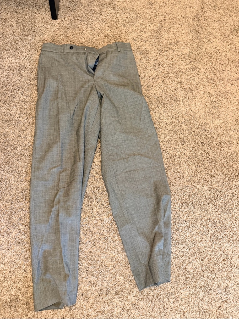 Daniel Cremieux Light Gray Dress Pants - Subtle Pattern